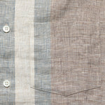 Striped Drift Camp Shirt - Taupe - Portuguese Flannel - STAG Provisions - Tops - S/S Woven - Stripe