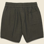 7" Seersucker Shorts - Olive - Portuguese Flannel - STAG Provisions - Shorts - Lounge