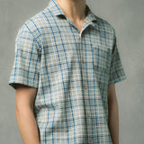 Crammond Shirt - Blue Multi Check - Kestin - STAG Provisions - Tops - S/S Woven - Plaid