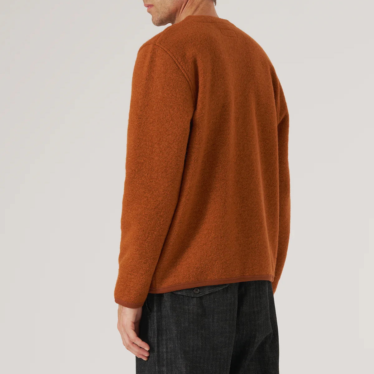 
                          Wool Fleece Cardigan - Rust - Universal Works - STAG Provisions - Tops - Sweater
                        