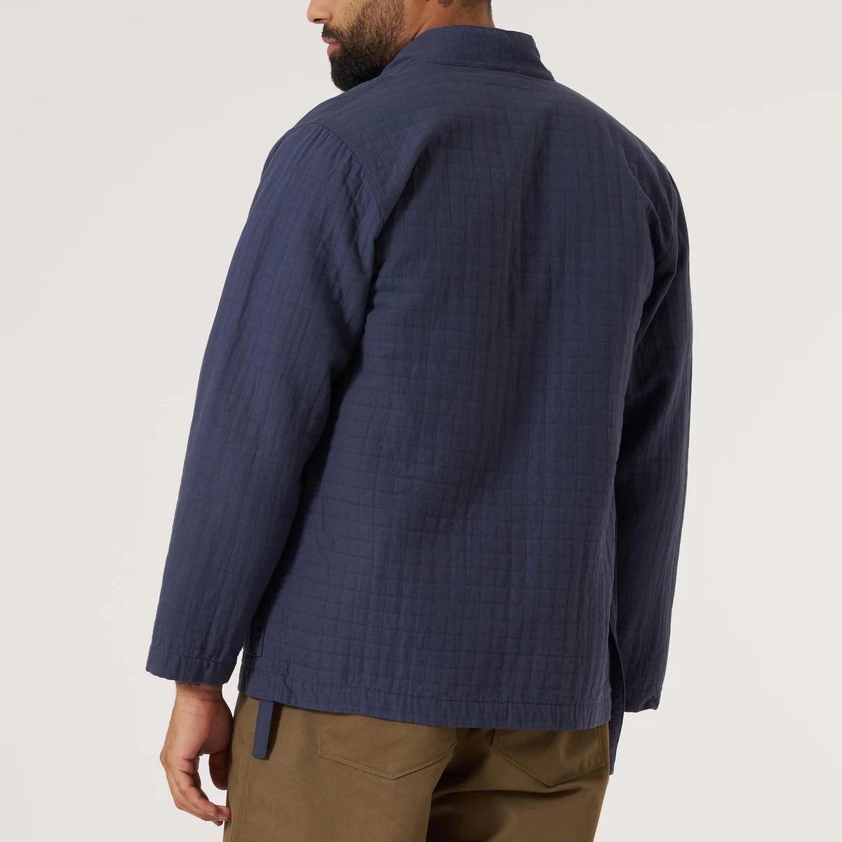 
                          Rahim Cotton Kyoto Work Jacket - Navy - Universal Works - STAG Provisions - Tops - L/S Woven - Overshirt
                        