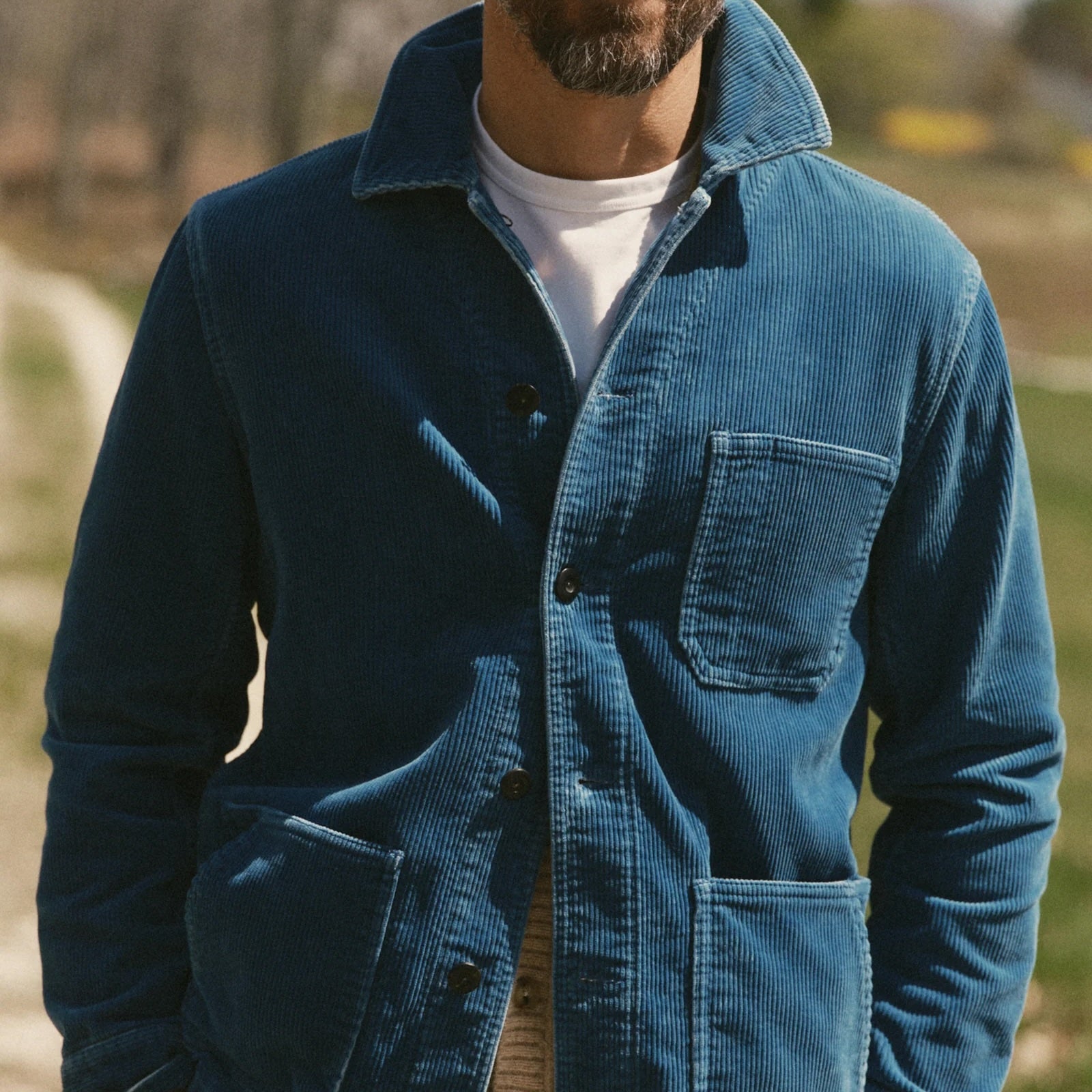 
                          Ojai Jacket - Washed Indigo Corduroy
                        