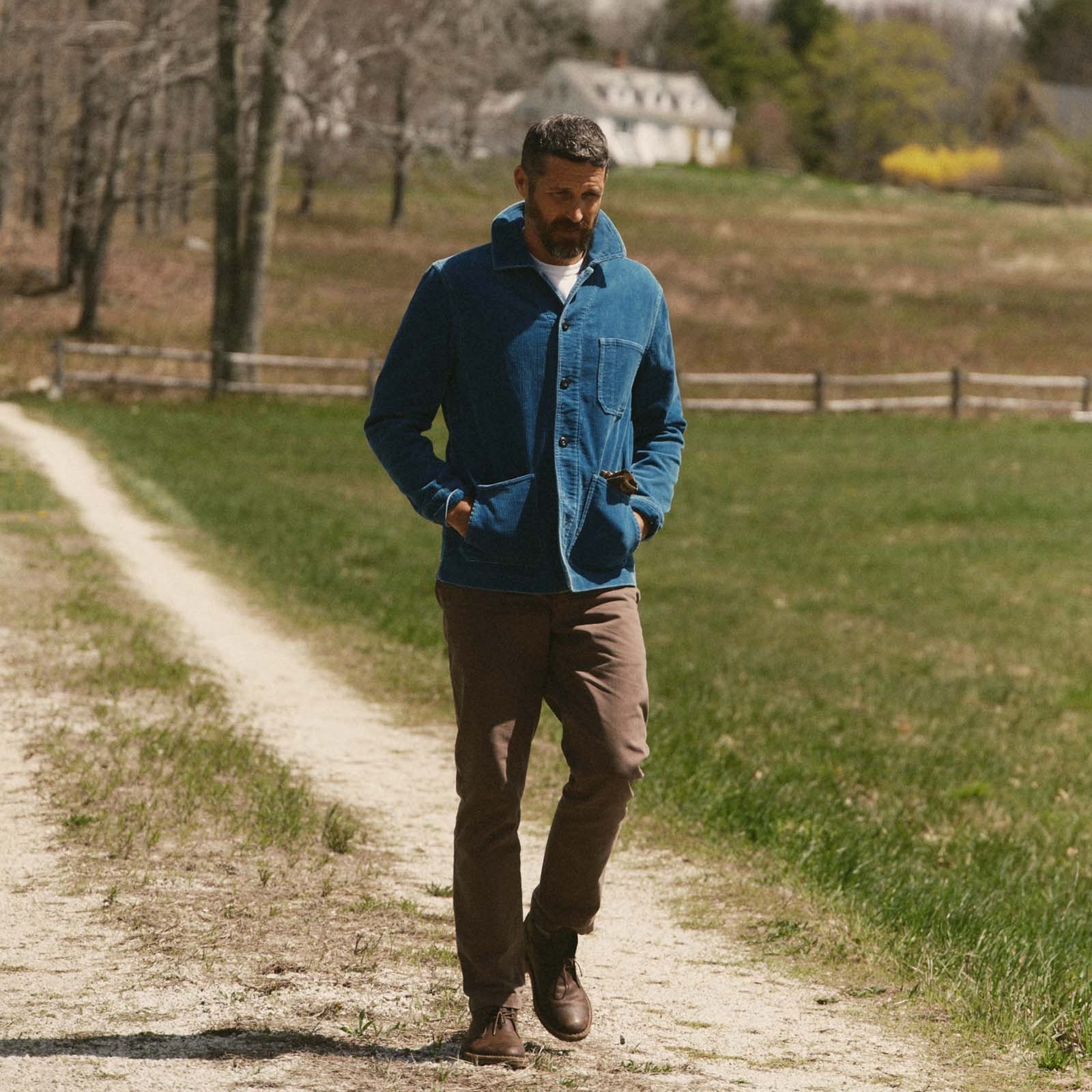 
                          Ojai Jacket - Washed Indigo Corduroy
                        