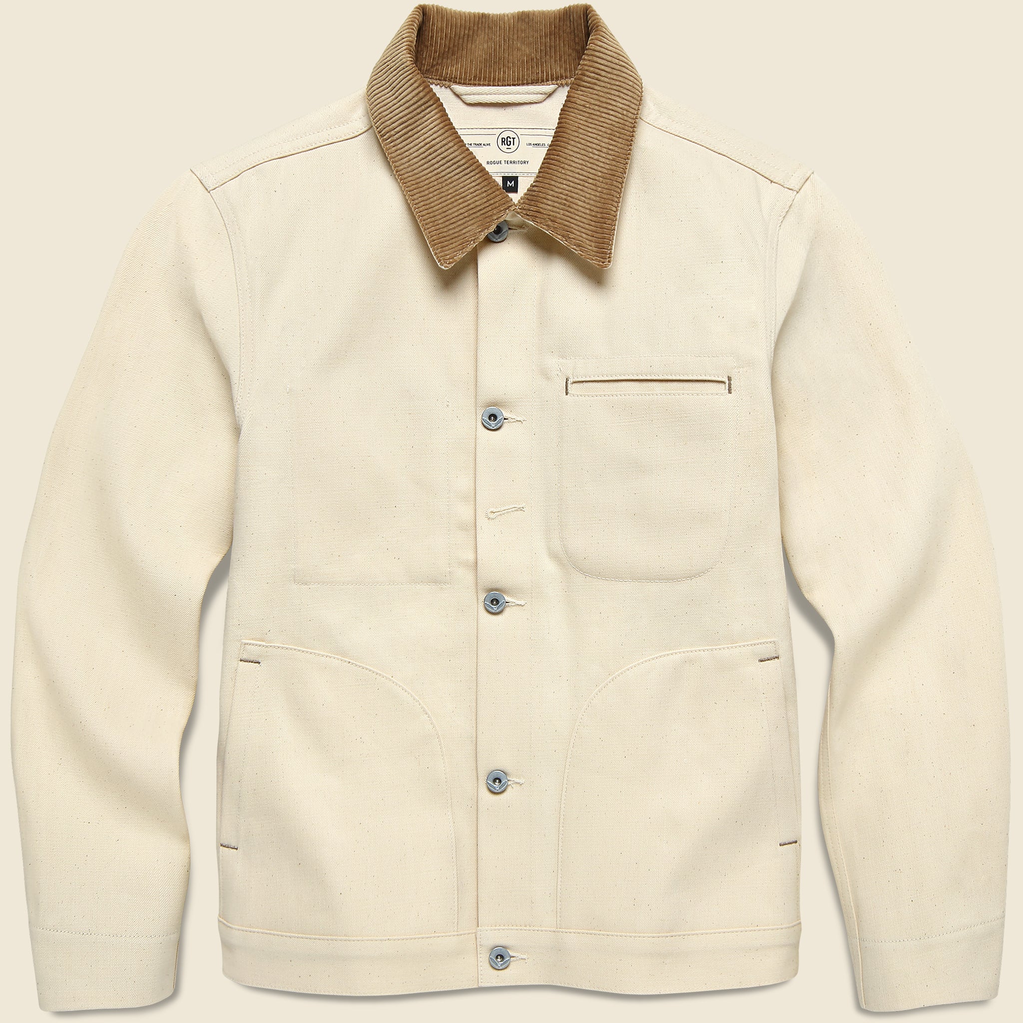 Supply Jacket - Cord Collar Ecru Selvedge - Rogue Territory - STAG Provisions - Outerwear - Coat / Jacket