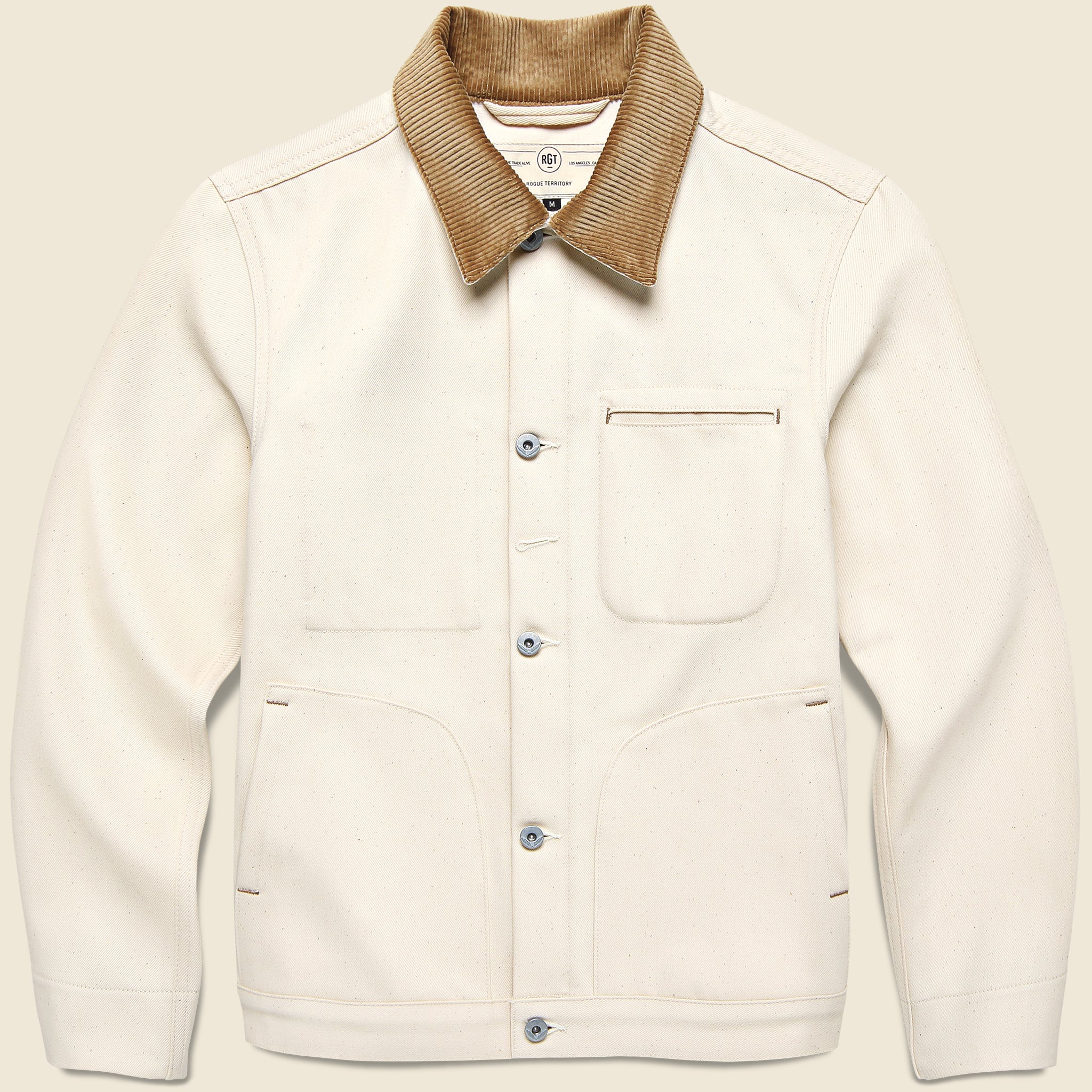 Supply Jacket - Cord Collar Ecru - Rogue Territory - STAG Provisions - Outerwear - Coat / Jacket