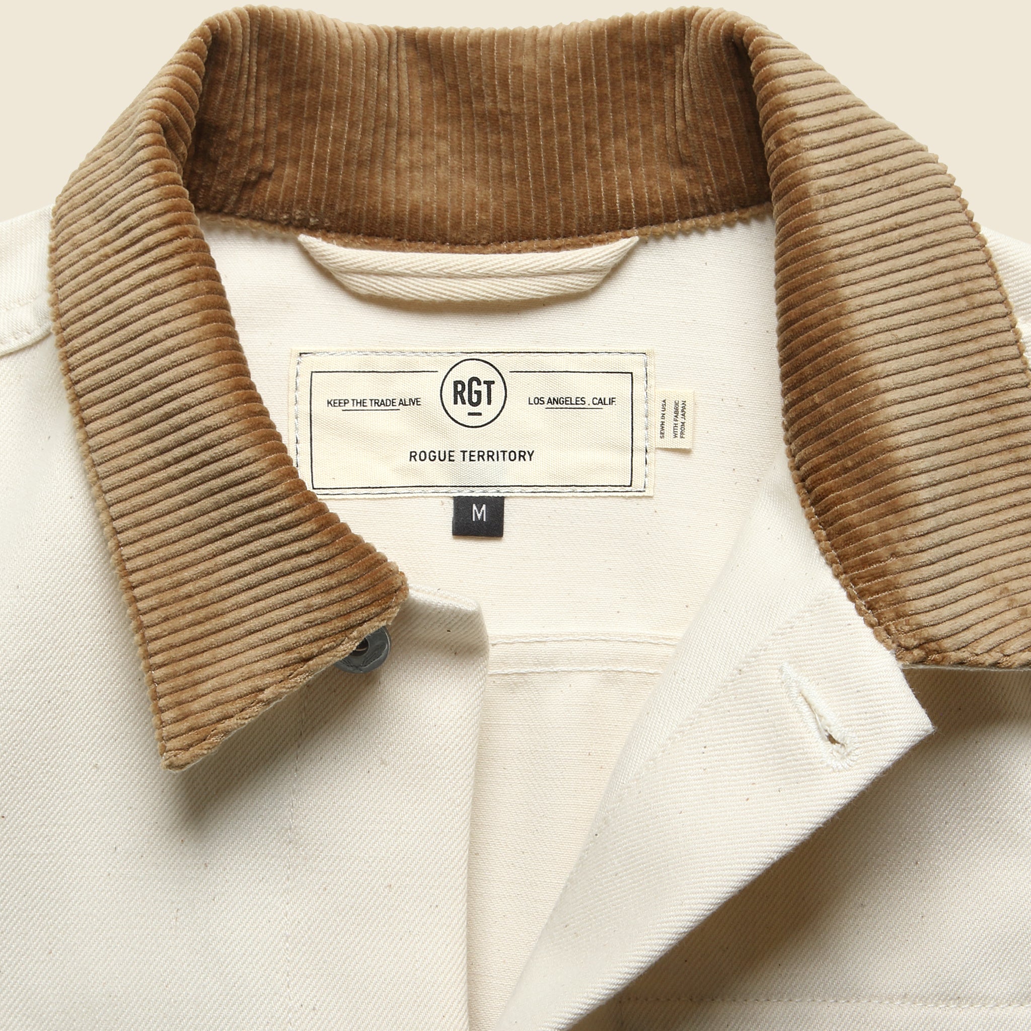 Supply Jacket - Cord Collar Ecru - Rogue Territory - STAG Provisions - Outerwear - Coat / Jacket