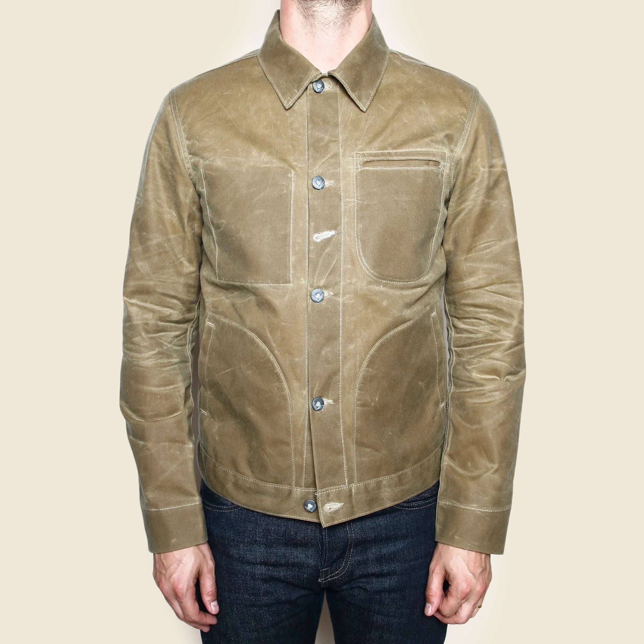 Supply Jacket - Waxed Tan Ridgeline - Rogue Territory - STAG Provisions - Outerwear - Coat / Jacket