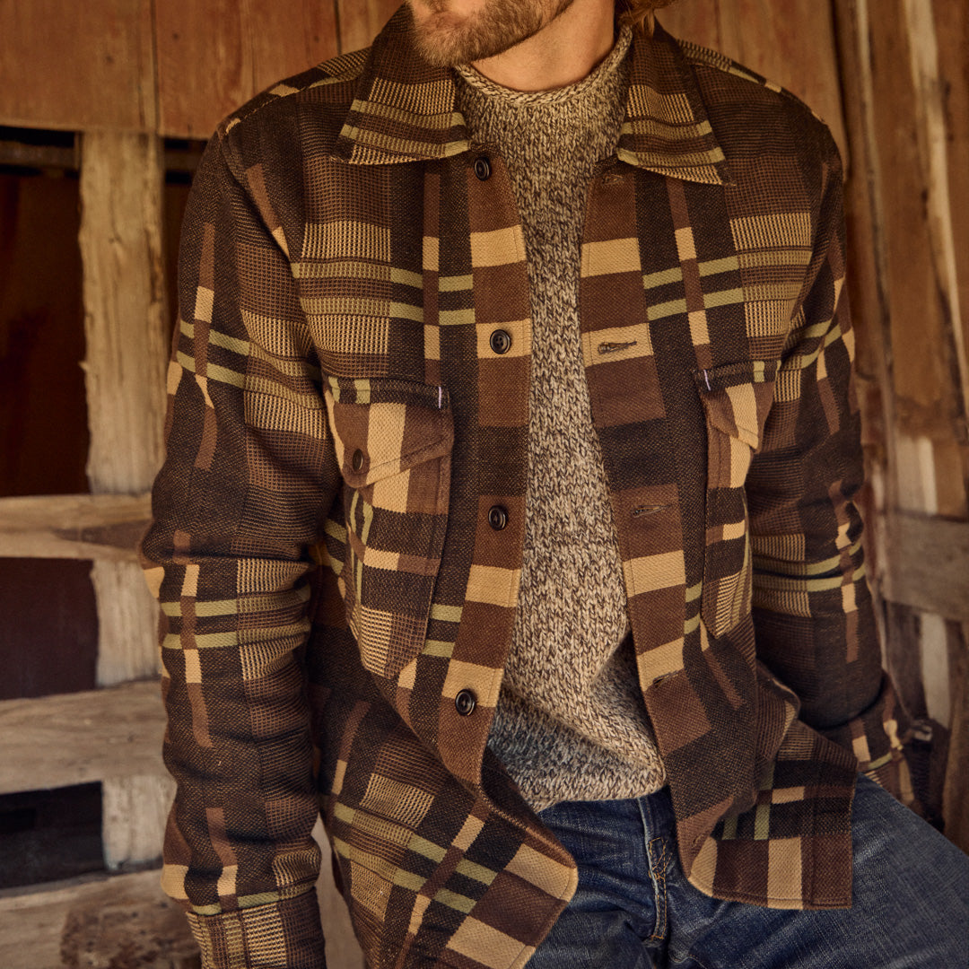 
                          Sportsman Overshirt - Black - RRL - STAG Provisions - Tops - L/S Woven - Overshirt
                        