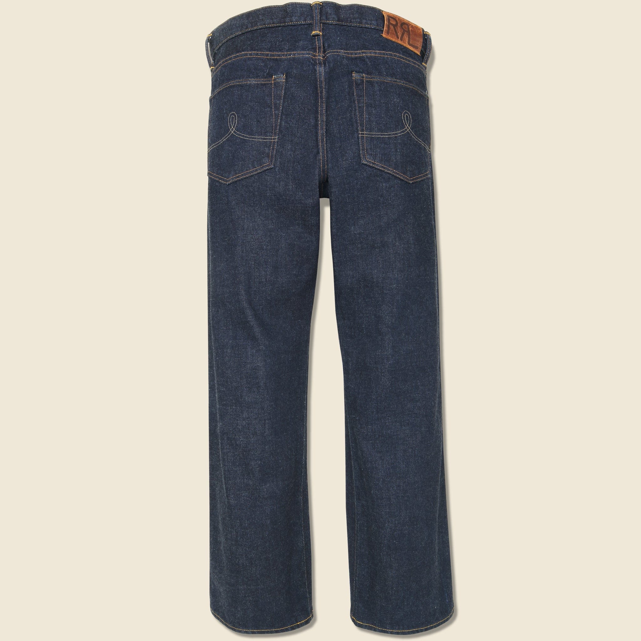 Straight Fit Selvedge Jean - East/West Rinse Wash - RRL - STAG Provisions - Pants - Denim