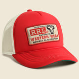 Foam Trucker Cap - Red - RRL - STAG Provisions - Accessories - Hats