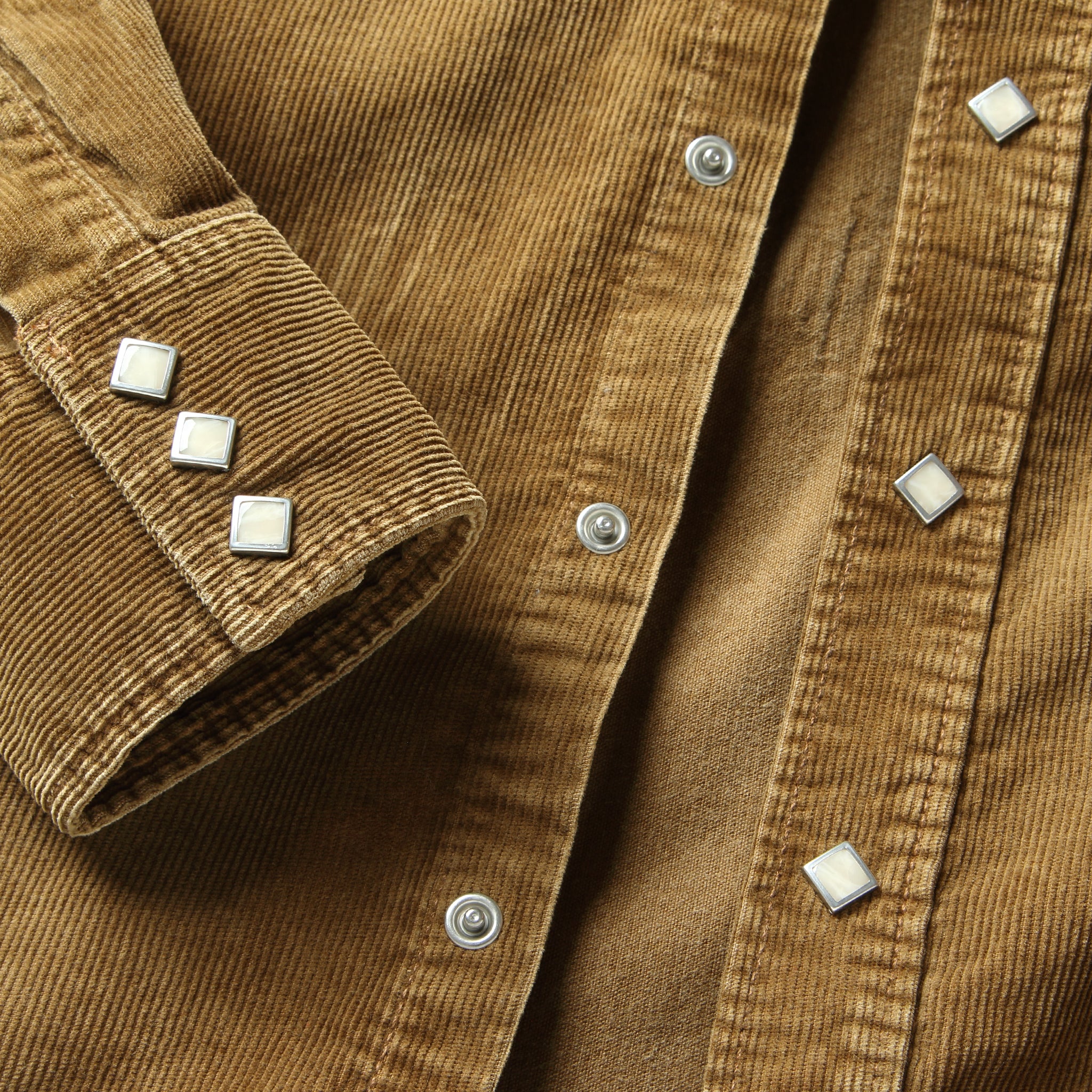 Slim Fit Corduroy Western Shirt - Tan - RRL - STAG Provisions - Tops - L/S Woven - Corduroy