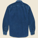 Cameron Corduroy Workshirt - Medium Indigo Wash - RRL - STAG Provisions - Tops - L/S Woven - Corduroy