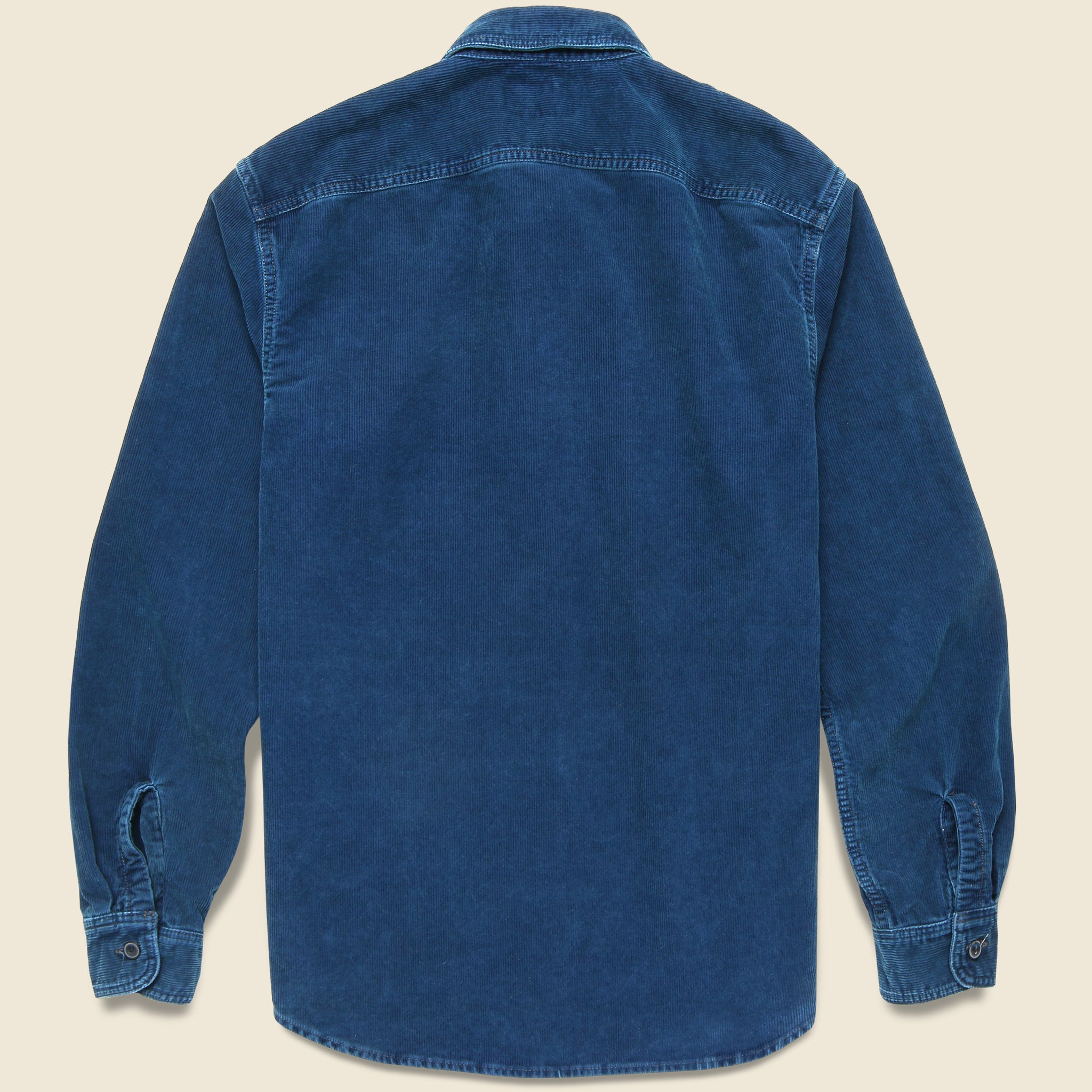 Cameron Corduroy Workshirt - Medium Indigo Wash - RRL - STAG Provisions - Tops - L/S Woven - Corduroy