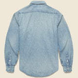 Lot 93 Workshirt - Clearfield Wash - RRL - STAG Provisions - Tops - L/S Woven - Solid