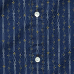 Indigo Print Workshirt - Indigo/Orange - RRL - STAG Provisions - Tops - L/S Woven - Stripe