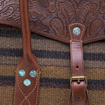 Pecos Blanket Duffle Bag - Grey/Brown/Multi - RRL - STAG Provisions - Accessories - Bags / Luggage