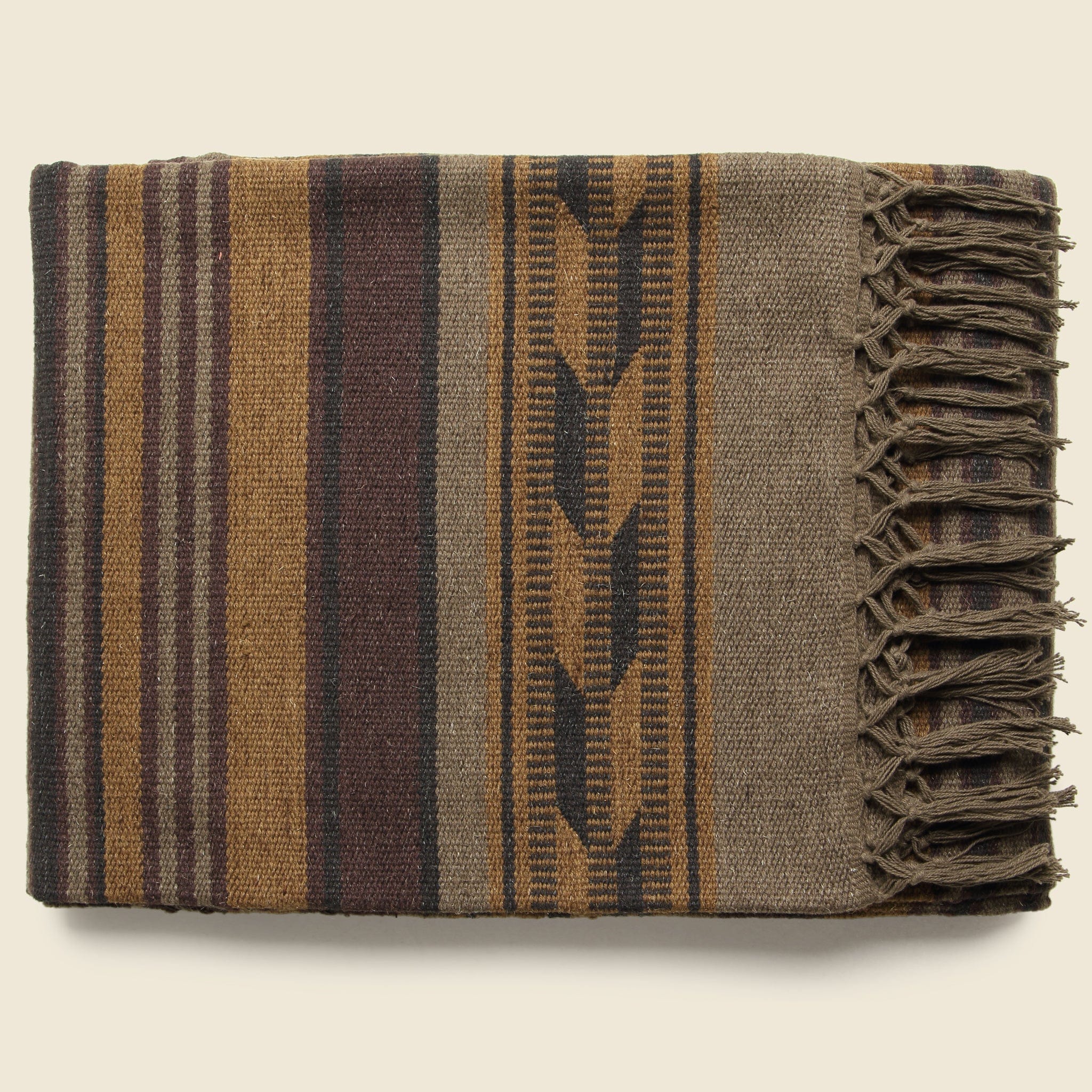 
                          Wool &amp; Cotton Area Rug - Grey/Brown/Multi - RRL - STAG Provisions - Home - Art &amp; Accessories - Rug
                        