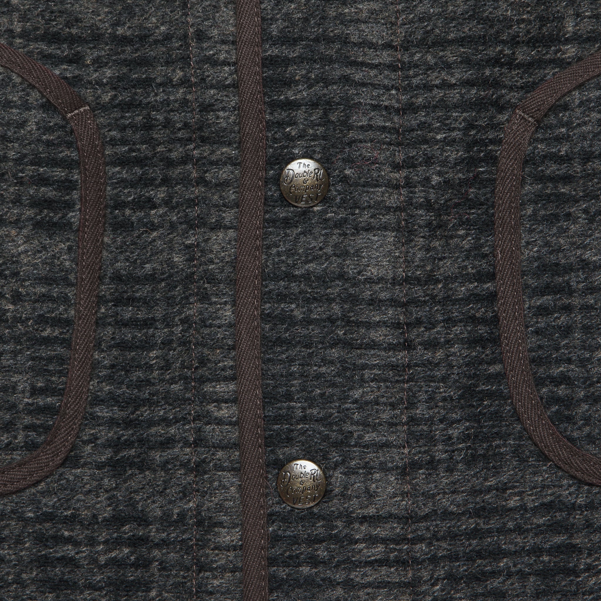 
                          Alan Vest - Charcoal Plaid - RRL - STAG Provisions - Outerwear - Vest
                        