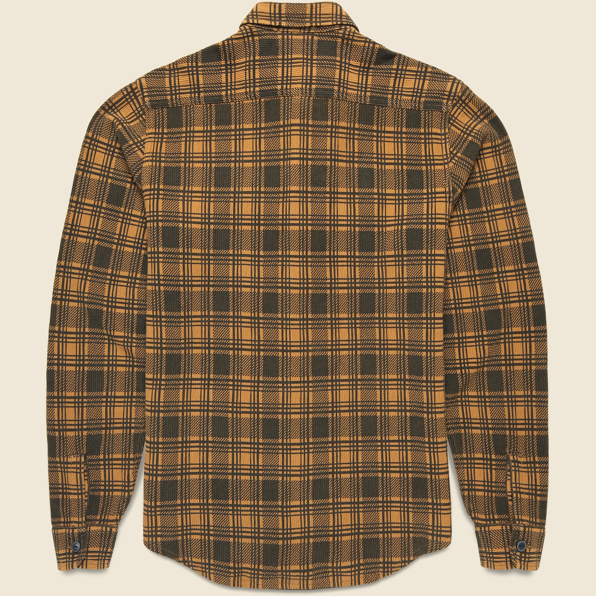 
                          Houston Workshirt - Gold/Black - RRL - STAG Provisions - Tops - L/S Woven - Plaid
                        