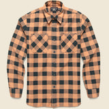 Hercules Workshirt - Coral/Black - RRL - STAG Provisions - Tops - L/S Woven - Plaid