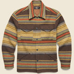Striped Jacquard Sweater Shirt - Multi - RRL - STAG Provisions - Tops - Sweater