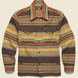 Striped Jacquard Sweater Shirt - Multi - RRL - STAG Provisions - Tops - Sweater