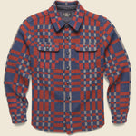 Matlock Sweater Workshirt - Red/Brown/Multi - RRL - STAG Provisions - Tops - Sweater