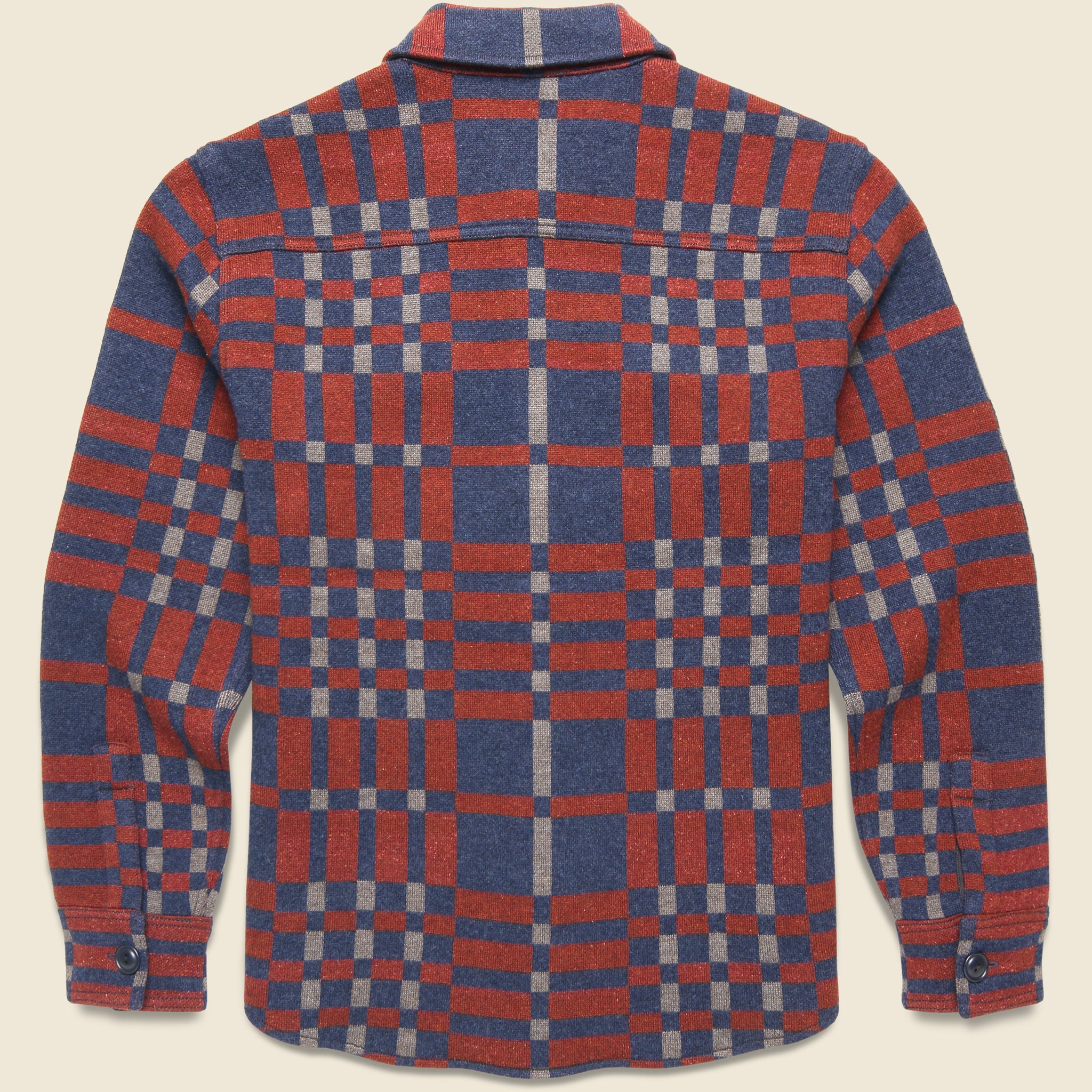 
                          Matlock Sweater Workshirt - Red/Brown/Multi - RRL - STAG Provisions - Tops - Sweater
                        