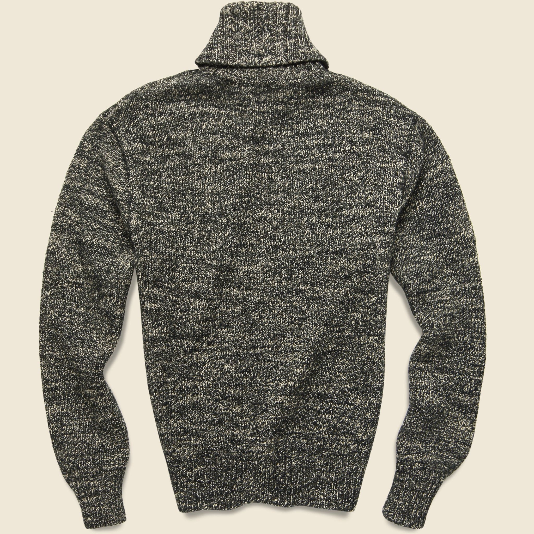 
                          Turtleneck Pullover - Salt Pepper Marl - RRL - STAG Provisions - Tops - Sweater
                        