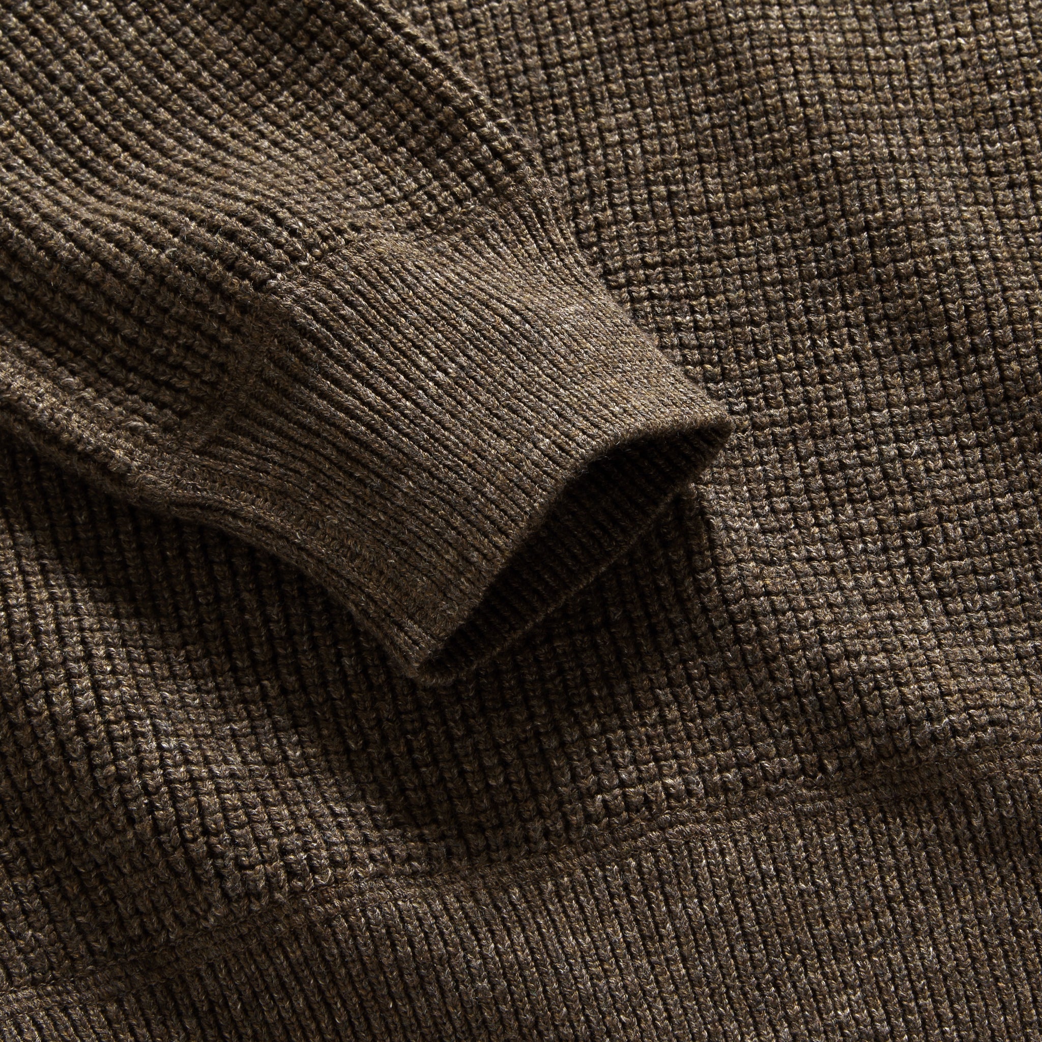 Waffle Knit Sweater - Olive - RRL - STAG Provisions - Tops - Sweater