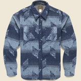 Roland Jacquard Overshirt - Navy - RRL - STAG Provisions - Tops - L/S Woven - Other Pattern