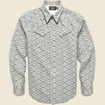 Allen Denim Western Shirt - Cream - RRL - STAG Provisions - Tops - L/S Woven - Other Pattern