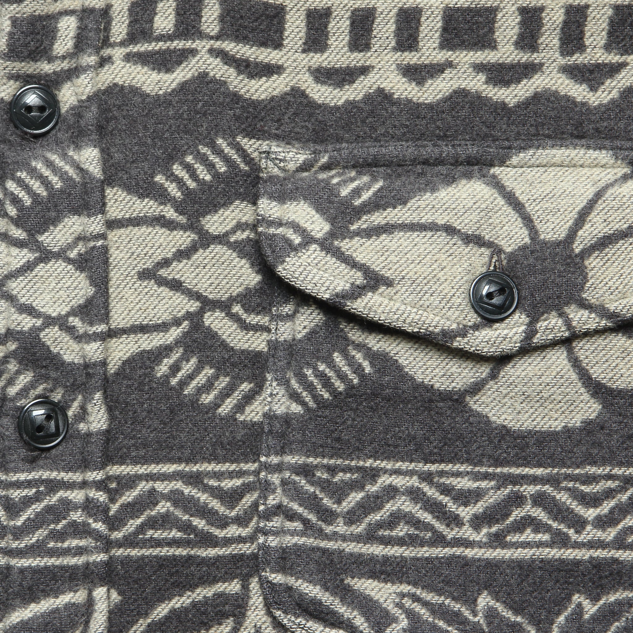 Lee Jacquard Workshirt - Black - RRL - STAG Provisions - Tops - L/S Woven - Other Pattern