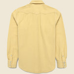 Chamois Western Shirt - Yellow - RRL - STAG Provisions - Tops - L/S Woven - Solid