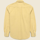 Chamois Western Shirt - Yellow - RRL - STAG Provisions - Tops - L/S Woven - Solid