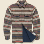 Preston Blanket Workshirt - Brown - RRL - STAG Provisions - Tops - L/S Woven - Stripe