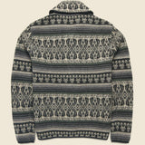 Jacquard Shawl Sweater Jacket - Green - RRL - STAG Provisions - Tops - Sweater
