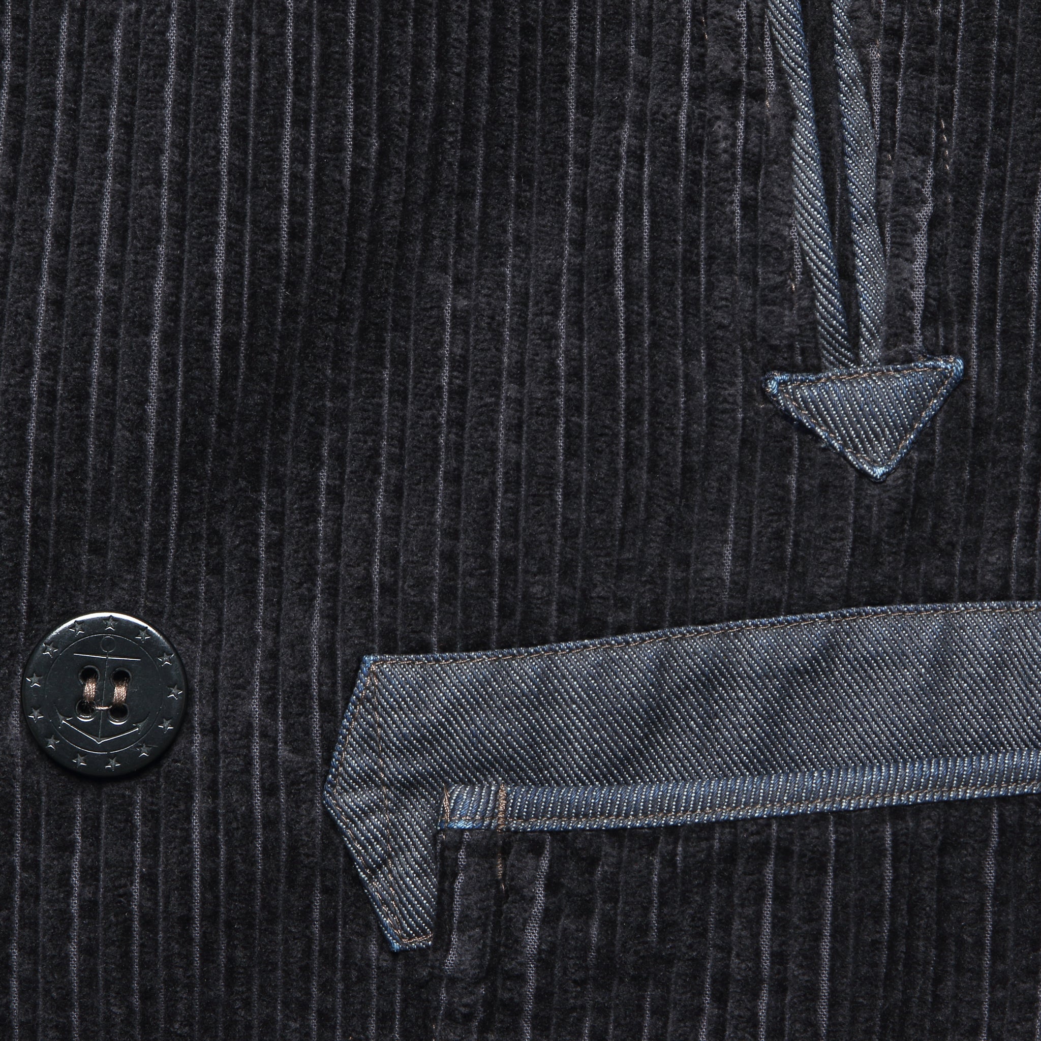 Corduroy Port Peacoat - Navy - RRL - STAG Provisions - Outerwear - Coat / Jacket