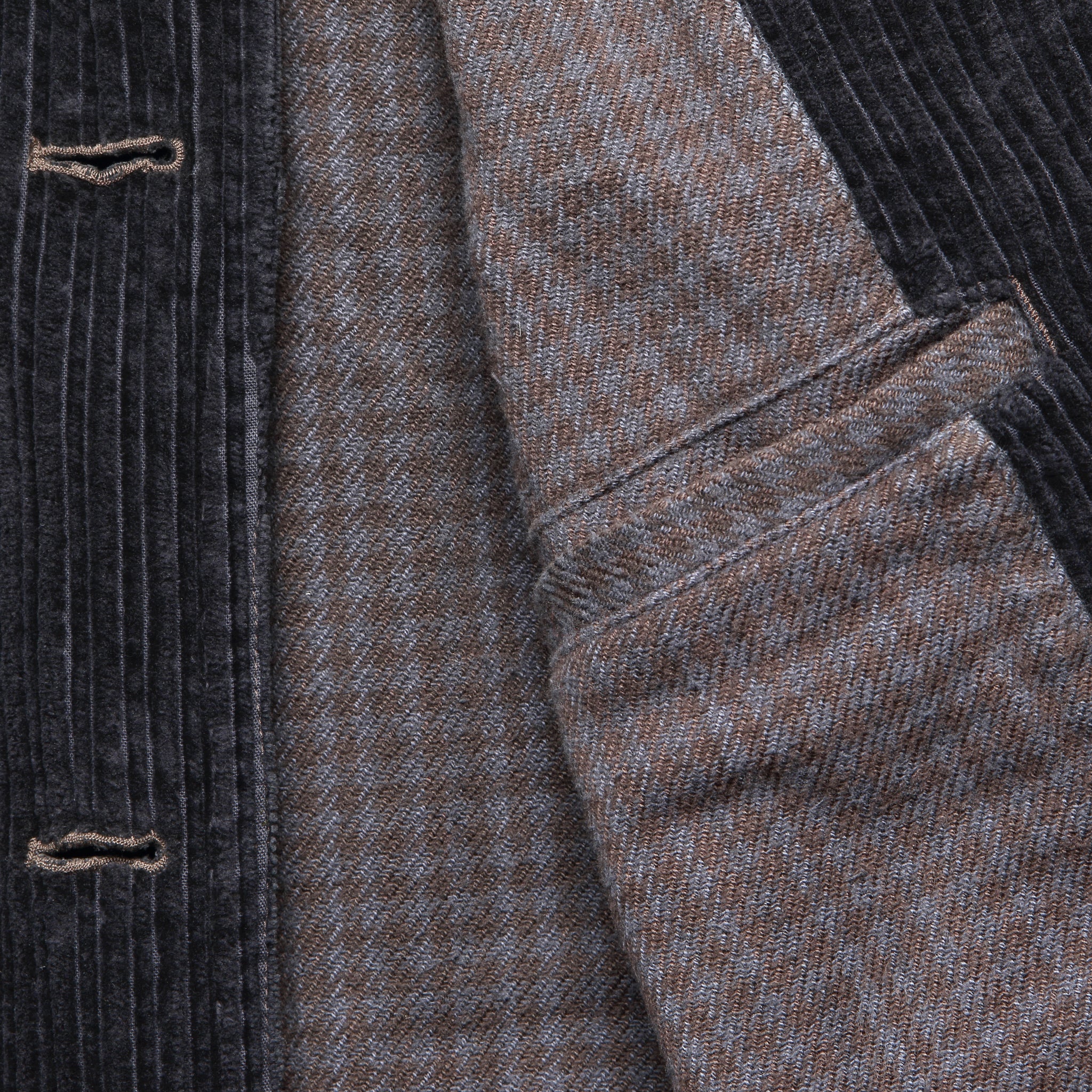 Corduroy Port Peacoat - Navy - RRL - STAG Provisions - Outerwear - Coat / Jacket