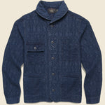 Jacquard Deck Overshirt - Indigo - RRL - STAG Provisions - Outerwear - Coat / Jacket