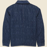 Jacquard Deck Overshirt - Indigo - RRL - STAG Provisions - Outerwear - Coat / Jacket