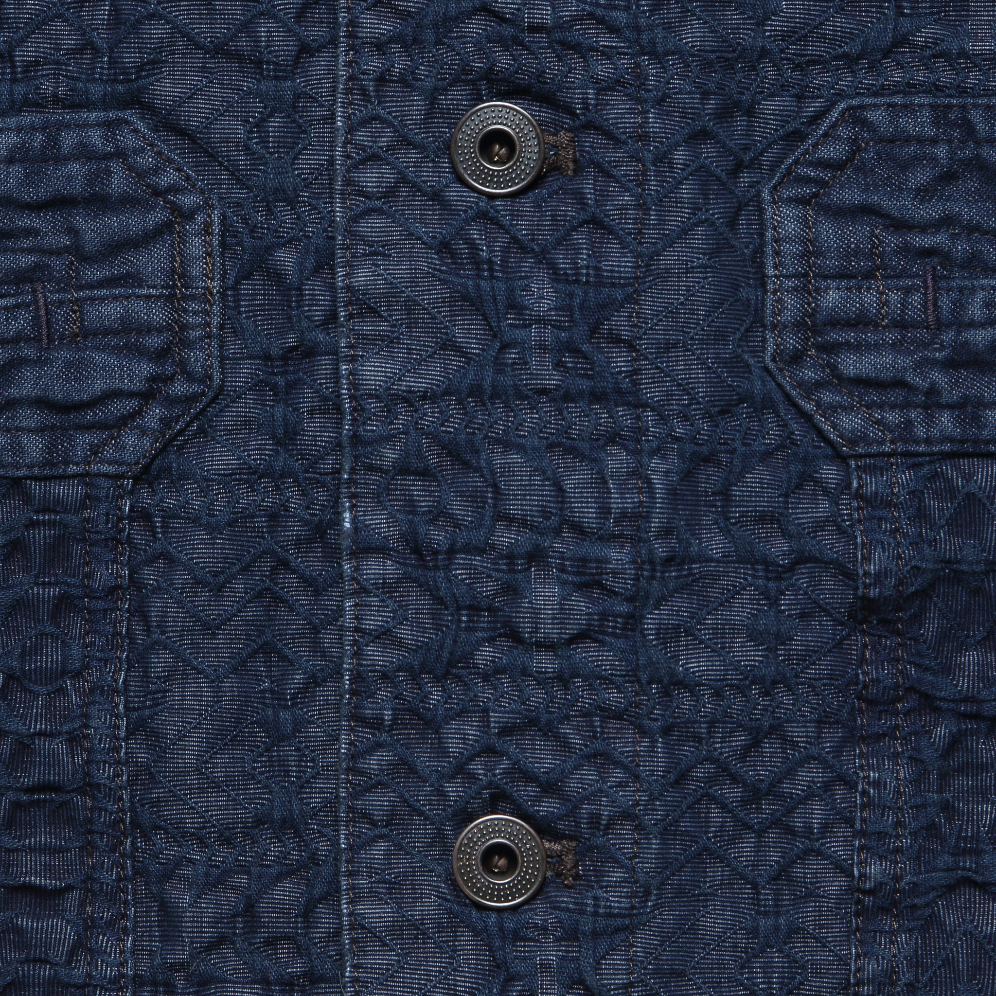 Jacquard Deck Overshirt - Indigo - RRL - STAG Provisions - Outerwear - Coat / Jacket