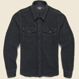 Jacquard Julius Shirt Jacket - Black - RRL - STAG Provisions - Outerwear - Shirt Jacket