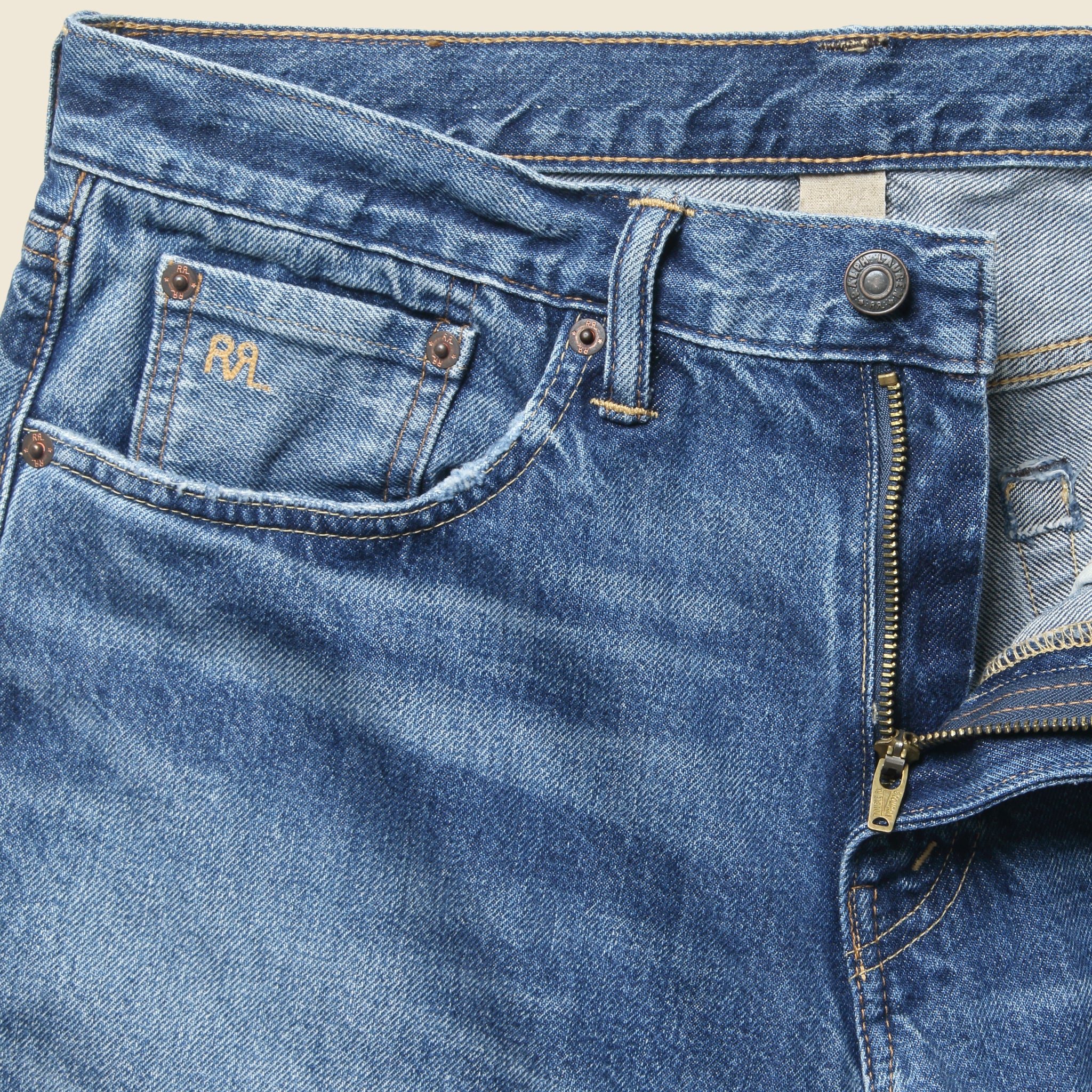 
                          Slim Fit Jean - Daws Wash - RRL - STAG Provisions - Pants - Denim
                        