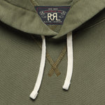 Overdyed Fleece Hoodie - Olive - RRL - STAG Provisions - Tops - Fleece / Sweatshirt