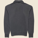 Terry Quarterzip Pullover - Black - RRL - STAG Provisions - Tops - Fleece / Sweatshirt