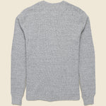 Waffle Knit Henley - Grey - RRL - STAG Provisions - Tops - L/S Knit