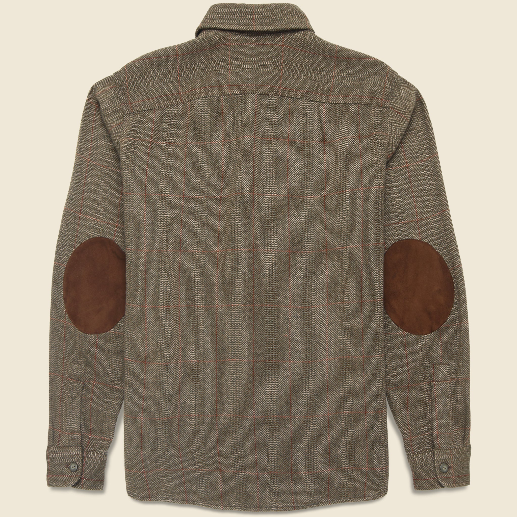 
                          Grayson Workshirt - Brown - RRL - STAG Provisions - Tops - L/S Woven - Overshirt
                        