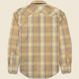 Sawtooth Western Shirt - Yellow - RRL - STAG Provisions - Tops - L/S Woven - Plaid