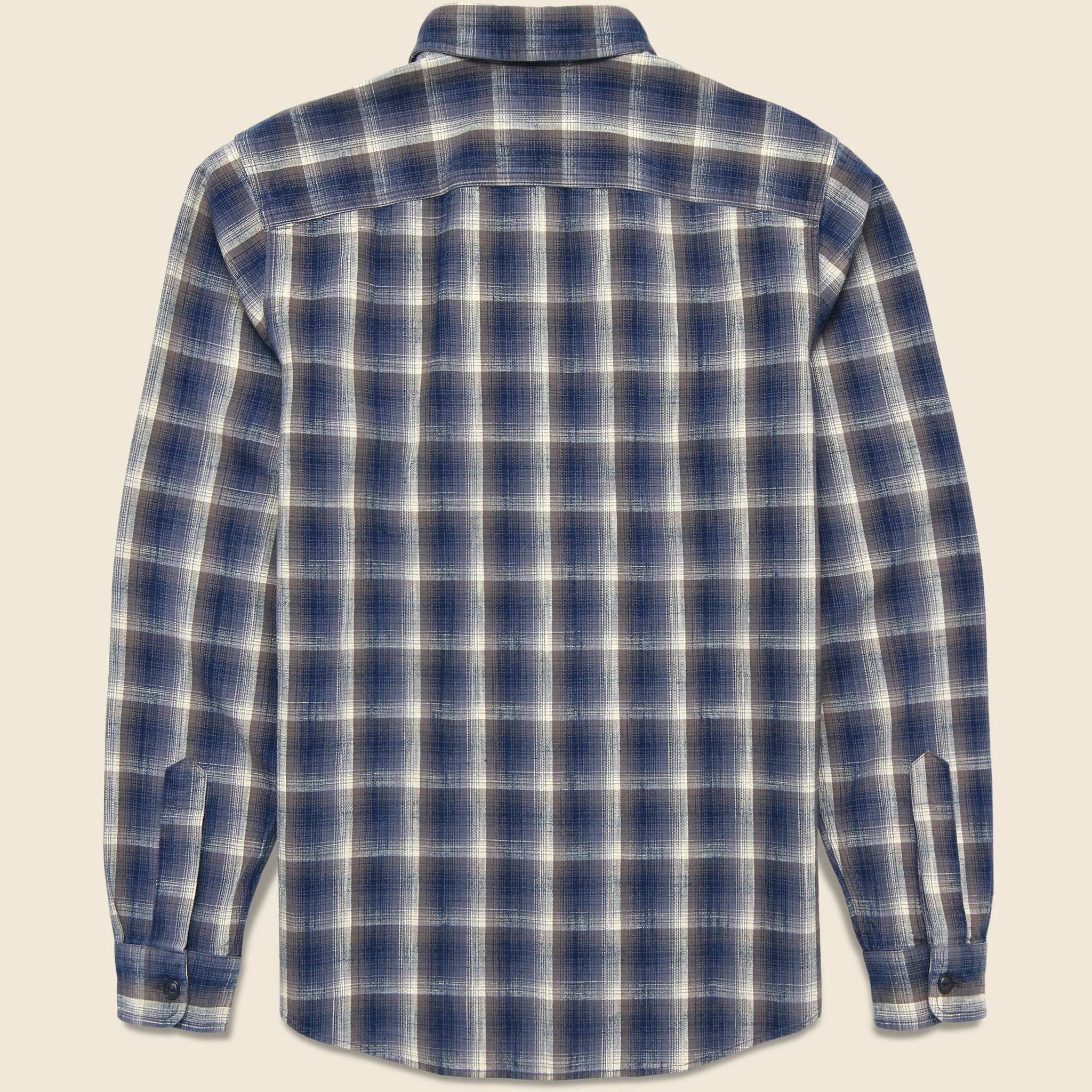 
                          Jasper Workshirt - Blue - RRL - STAG Provisions - Tops - L/S Woven - Plaid
                        